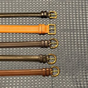 Bundle of vintage coach belts!